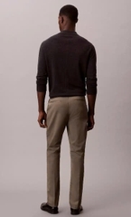 Trousers Calvin Klein Cotton Stretch Slim - Brown