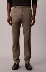 Trousers Calvin Klein Cotton Stretch Slim - Brown