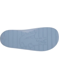 Dép Lacoste Men's Croco 2.0 Synthetic Logo Strap Slides - LT BLU/LT BLU