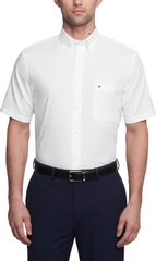 Shirt Tommy Hilfiger Short Sleeve Button-down - Bright White