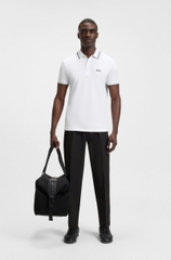 Polo Shirt BOSS Regular Fit Paddy Tipped Collar - White