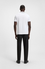 Polo Shirt BOSS Regular Fit Paddy Tipped Collar - White