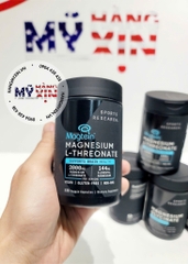 Viên uống bổ sung Magie Sports Research Magtein Magnesium L-Threonate 2000mg - Hỗ trợ sức khỏe não bộ, cải thiện giấc ngủ -135 viên