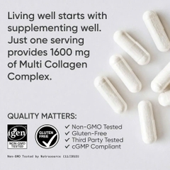 Sports Research Multi Collagen Complex – bổ sung collagen đa dạng, hỗ trợ chăm sóc da và xương khớp-180 viên