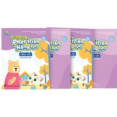 Bộ 4 Cuốn Happy Family Cùng Con Phát Triển Năng Lực Tiếng Việt Lớp 4 (Tập 4A - 4B)