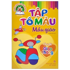 Tập Tô Màu Mẫu Giáo - Chủ Đề Giao Thông