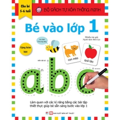 Bộ Sách Tự Xóa Thông Minh - Bé Vào Lớp 1