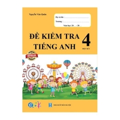 Đề Kiểm Tra Tiếng Anh 4 Học Kì 1