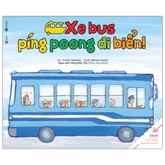 Ehon - Thực Phẩm Tâm Hồn Cho Bé - Xe Buýt Píng Poong Đi Biển