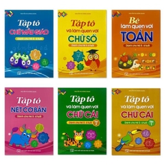 Combo Túi Học Mà Chơi Chơi Mà Học - 6 Cuốn (5-6 Tuổi)