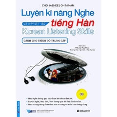 Luyện Kỹ Năng Nghe Tiếng Hàn - Trung Cấp (tặng kèm 1QR)