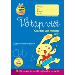 Bé Vào Lớp 1 - Vở Tập Viết Chữ Cái Viết Thường Tập 2