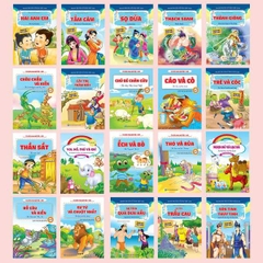 Truyện Tranh Dành Cho Trẻ Mầm Non Song Ngữ Việt Anh (Cổ Tích, Ngụ Ngôn) Bộ 20 Cuốn