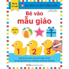Tự Xóa Thông Minh - Bé Vào Mẫu Giáo (Cho Bé 3-5 Tuổi)