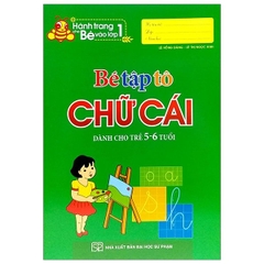 Bé Tập Tô Chữ Cái ( 5 - 6 T) (Tái Bản 2024)