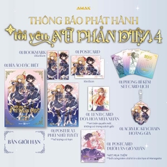 Tôi Yêu Nữ Phản Diện Tập 4 (Light Novel) - Bản Giới Hạn (Tặng 1 Set Postcard Lịch, 1 Lenti Card, 1 Postcard + Tranh Chữ Kí, 1 Acrylic Keychain)