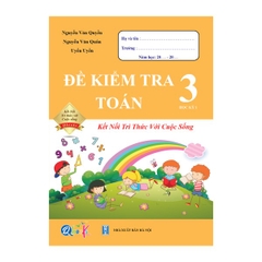 Đề Kiểm Tra TOÁN 3 Học Kì 1
