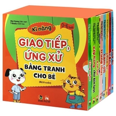 Kỹ Năng Giao Tiếp Ứng Xử Băng Tranh Cho Bé ( Bộ 8 Cuốn )
