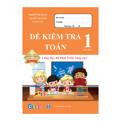 Đề Kiểm Tra TOÁN 1 Học Kì 2