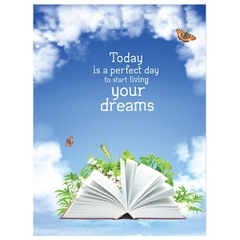 Sổ Notebook - Today Is A Perfect Day To Srart Living Your Dreams