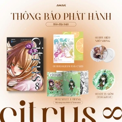Citrus - Tập 8 - Bản Đặc Biệt (Tặng 1 Leafletm, 1 Lót Ly, 1 Huy Hiệu)