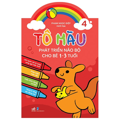 Bộ Tô Màu Phát Triển Não Bộ Cho Bé 1-5 Tuổi (10 Cuốn Lẻ)