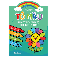 Bộ Tô Màu Phát Triển Não Bộ Cho Bé 1-5 Tuổi (10 Cuốn Lẻ)