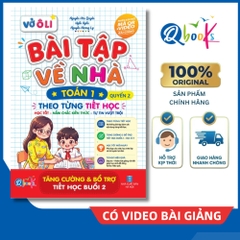 Vở Ô Li Bài Tập Về Nhà Toán Lớp 1 - Quyển 2