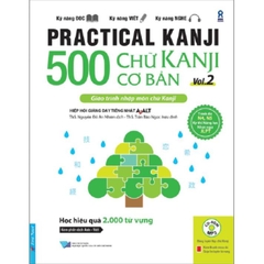 500 Chữ Kanji Cơ Bản Vol.2 (Tặng Kèm QR)