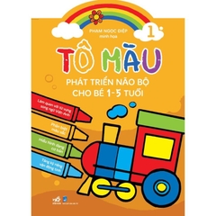 Bộ Tô Màu Phát Triển Não Bộ Cho Bé 1-5 Tuổi (10 Cuốn Lẻ)