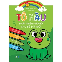 Bộ Tô Màu Phát Triển Não Bộ Cho Bé 1-5 Tuổi (10 Cuốn Lẻ)
