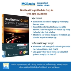 Sách - Trọn Bộ Giáo Trình Destination Grammar & Vocabulary B1, B2, C1&C2 phân loại Lẻ/combo PB 2025 - B1 kèm đáp án