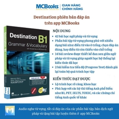 Sách - Trọn Bộ Giáo Trình Destination Grammar & Vocabulary B1, B2, C1&C2 phân loại Lẻ/combo PB 2025 - Combo B1 &B2