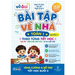 Vở Ô Li Bài Tập Về Nhà Toán Lớp 1 - Quyển 1