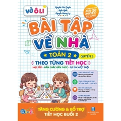 Vở Ô Li Bài Tập Về Nhà Toán Lớp 2 - Quyển 3
