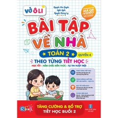 Vở Ô Li Bài Tập Về Nhà Toán Lớp 2 - Quyển 4