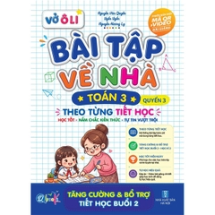 Vở Ô Li Bài Tập Về Nhà Toán Lớp 3 - Quyển 3