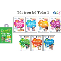 Túi Trọn Bộ Toán Học Chuyên Sâu - Học Đâu Chắc Đấy Lớp 1 - Cả năm (7 cuốn)