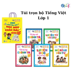 Túi Trọn Bộ Tiếng Việt Học Chuyên Sâu - Học Đâu Chắc Đấy Lớp 1 - Cả năm (5 cuốn)