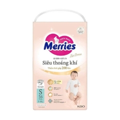 Tã dán siêu Merries First Premium S56 (4-8kg).