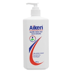Nước rửa tay sạch khuẩn Aiken (500g)