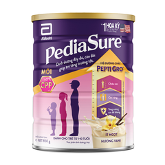 Sữa bột PediaSure BA, hương vani (ít ngọt)-Abbott, hộp (850g),