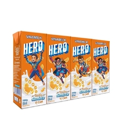 Thức uống sữa trái cây vị cam, Hero-Vinamilk (180ml*4).