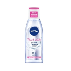 Nước tẩy trang tinh chất ngọc trai sáng da Nivea, Pearl White Micell air Oxygen Boot (200ml).