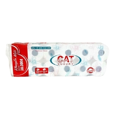 Giấy vệ sinh Cat luxury-Tissue, có lõi (10 cuộn, 3 lớp).