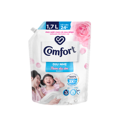 Nước xả Comfort dịu nhẹ thơm hương phấn, túi (1.7lít),