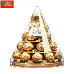 Kẹo Socola Ferrero Rocher-Ý, hộp tháp (350g).