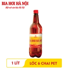 Bia hơi Hà Nội, chai (1lít, 4%),