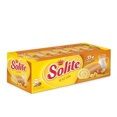 Bánh Solite, bánh bông lan cuộn kem vị bơ sữa-Kinh Đô, hộp (360g/18g*20p).