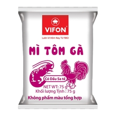 Mì tôm gà-Vifon, gói giấy (75g).